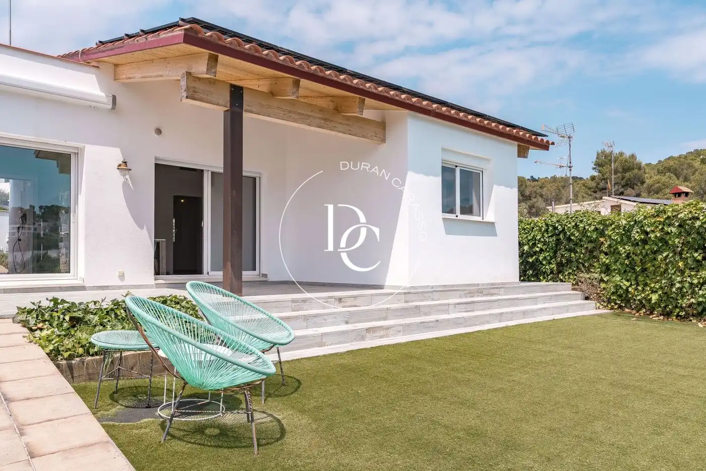 Terraza de Casa o chalet en venta en Sant Pere de Ribes con Aire acondicionado, Calefacción y Jardín privado