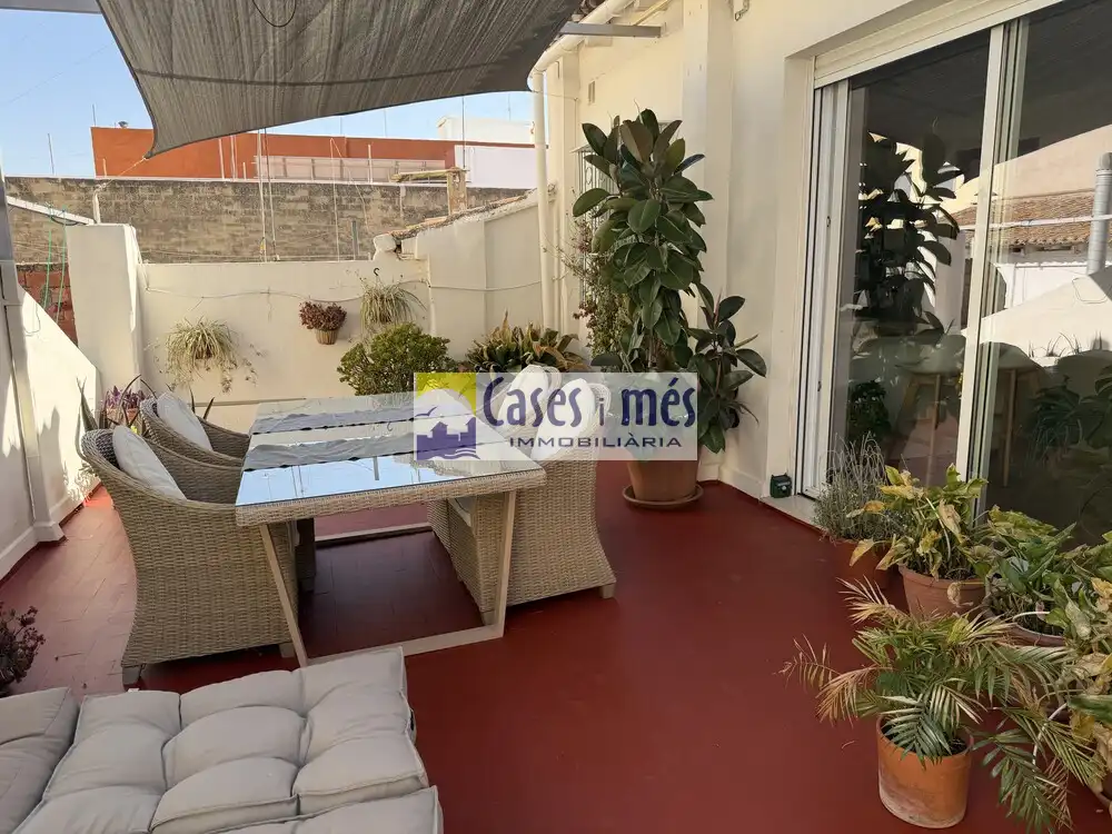 Terrasse von Country house zum Verkauf in La Pobla de Farnals mit Klimaanlage, Terrasse und Abstellraum