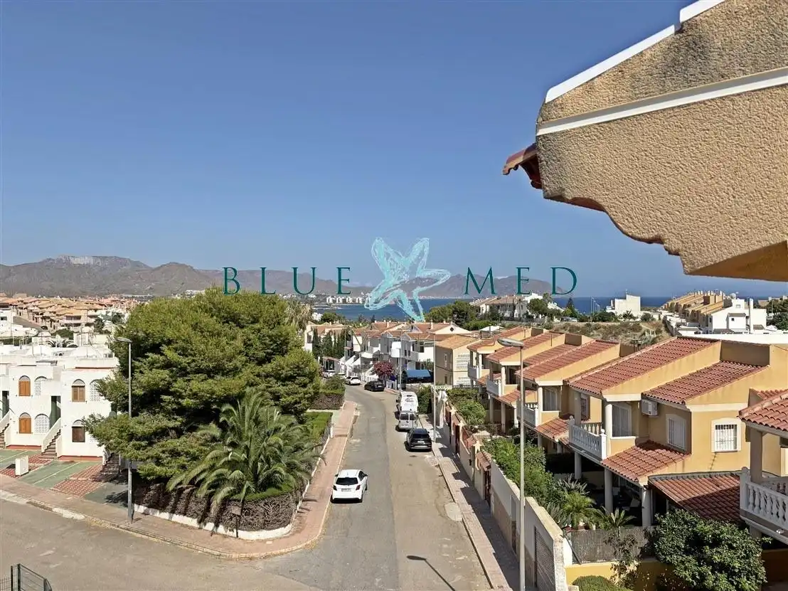 Vista exterior de Dúplex en venda en Mazarrón amb Aire condicionat, Calefacció i Jardí privat