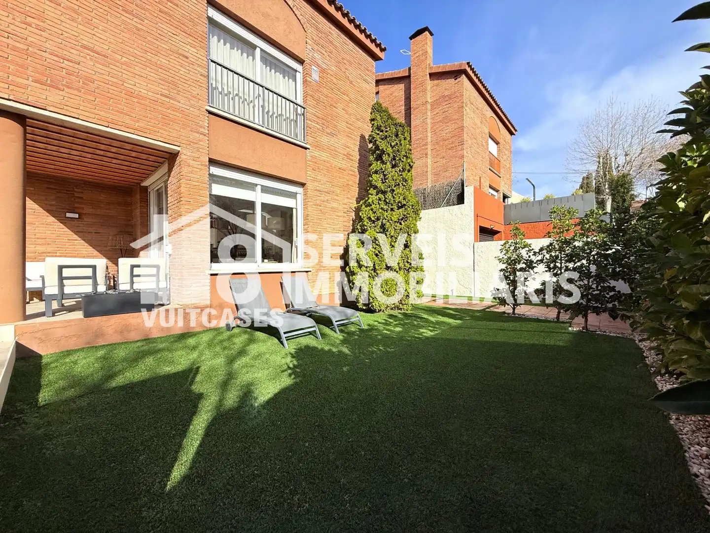 Garden of Houses for sale in El Masnou  with Heating, Private garden and Terrace