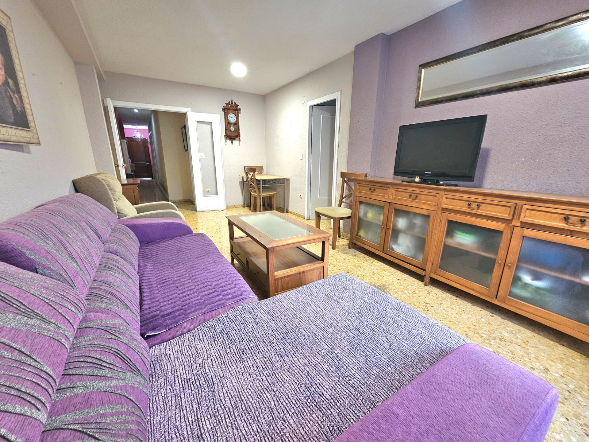 Living room of Flat for sale in Gandia  with Storage room and Balcony