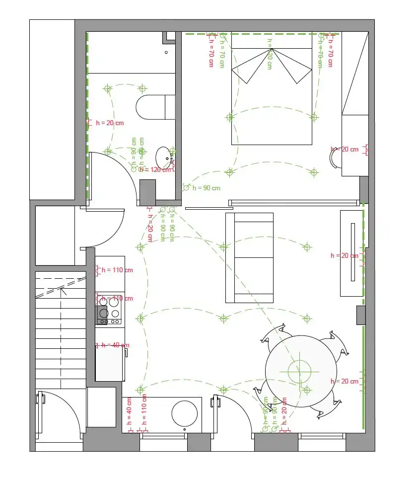 Einfamilien-Reihenhaus zum Verkauf in Badalona mit Klimaanlage, Heizung und Terrasse