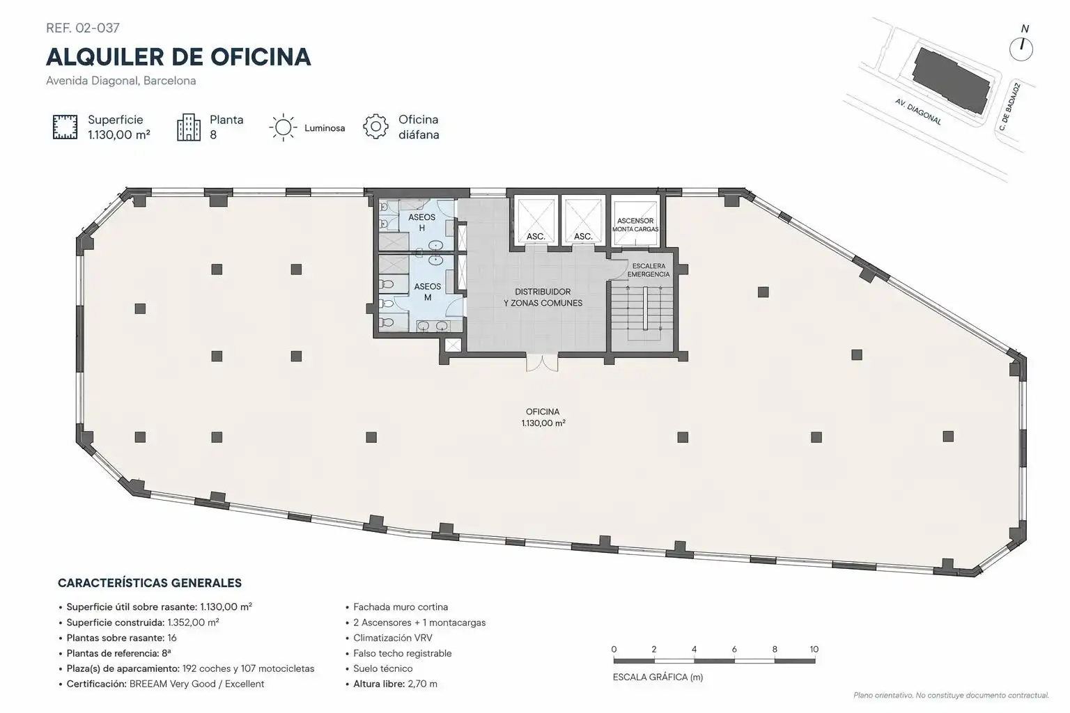 Büro zur Miete in Avenida Diagonal, El Parc i la Llacuna del Poblenou