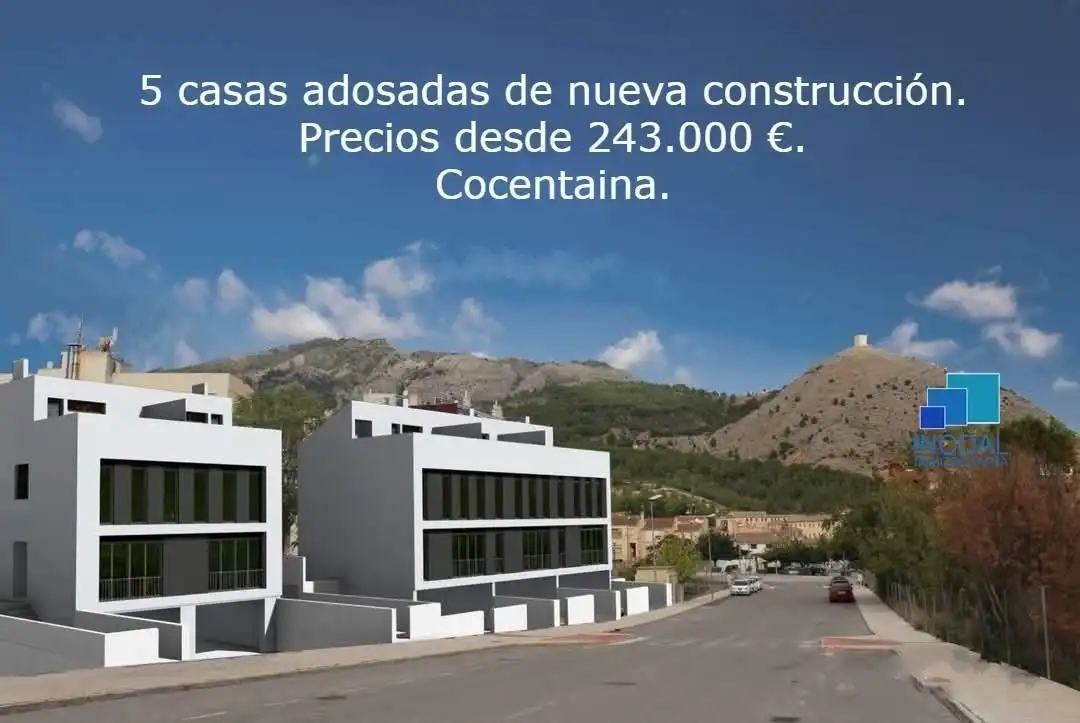 Exterior view of Detached homes for sale in Cocentaina  with Air Conditioner