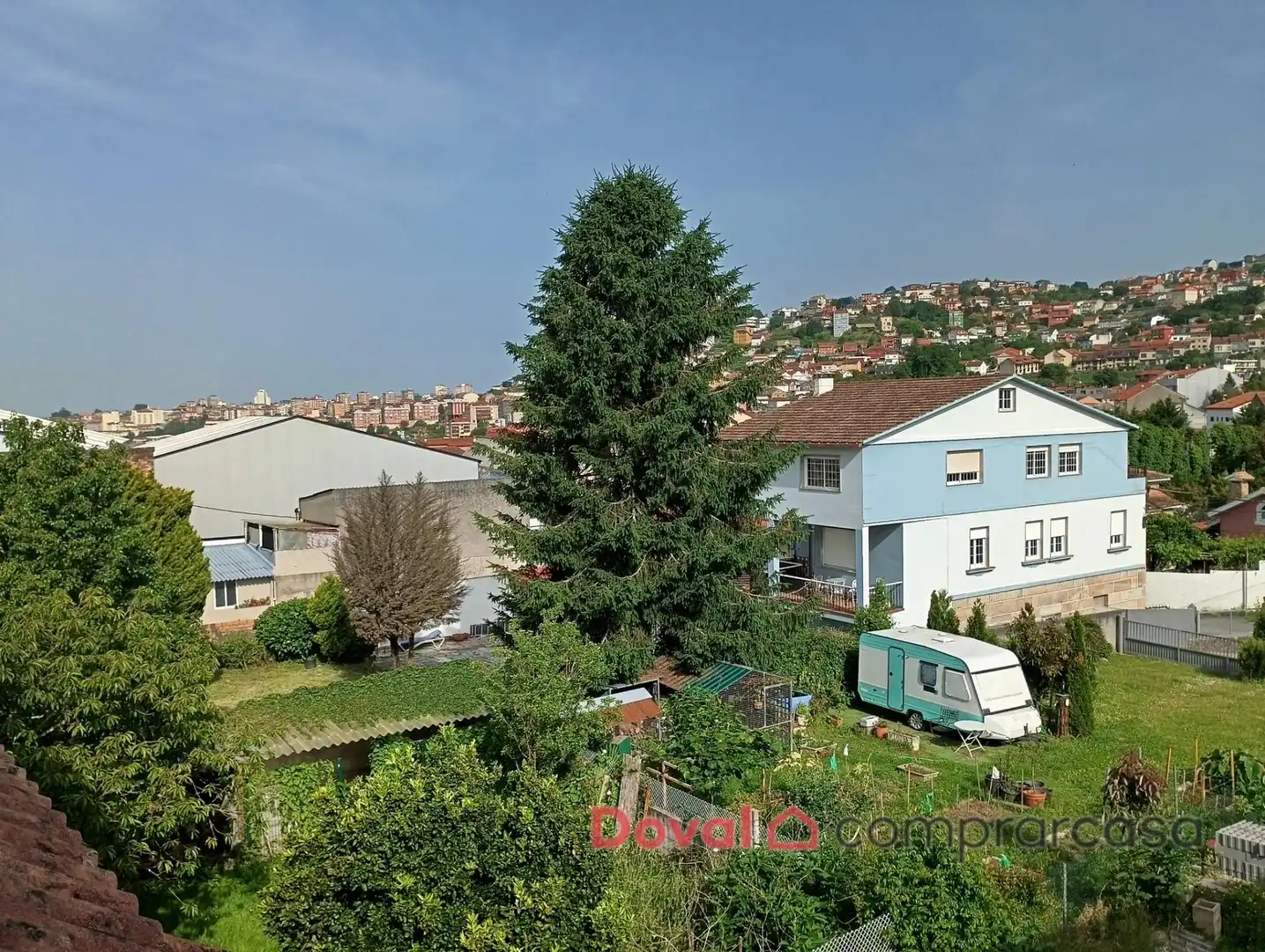 Exterior view of Flat for rent in Vigo   with Heating and Parquet flooring