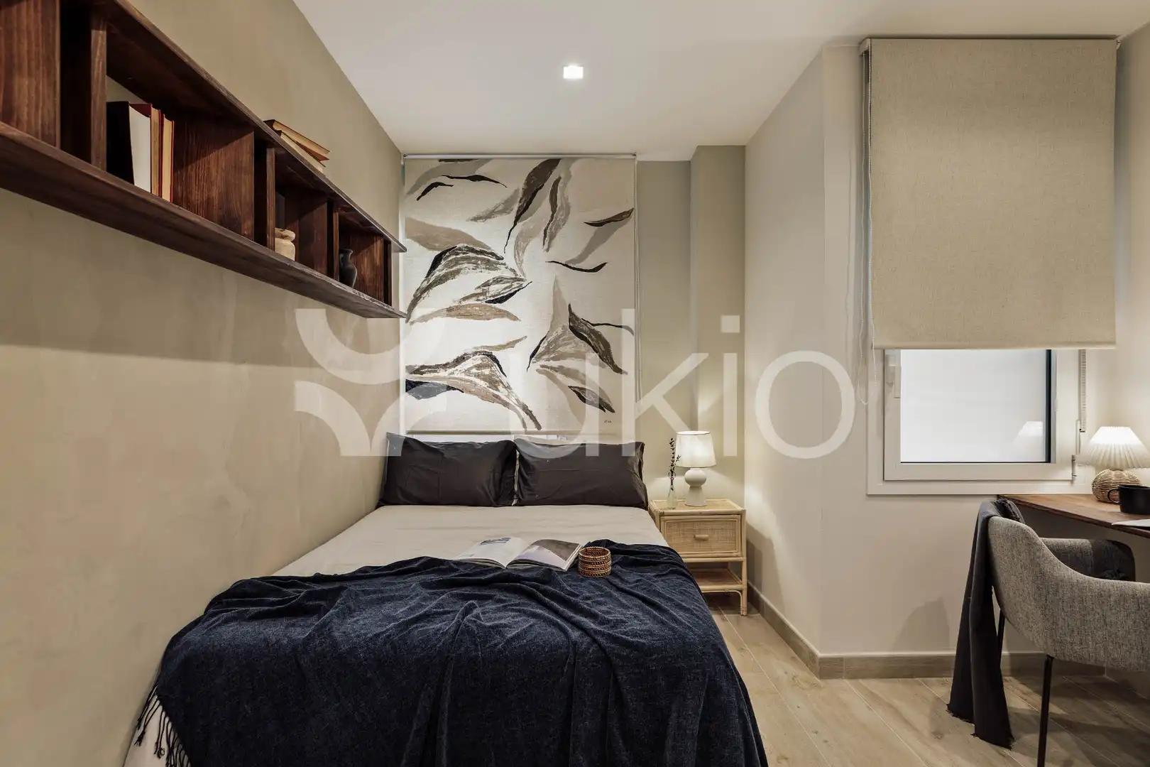 Bedroom of Apartments for rent in Barcelona  with Air Conditioner, Heating and Terrace