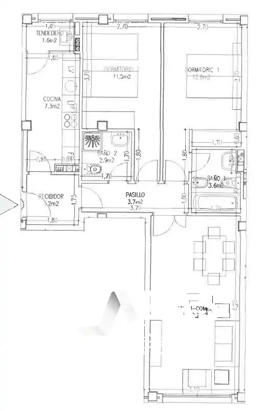 Flat for sale in El Astillero    with Heating, Private garden and Storage room