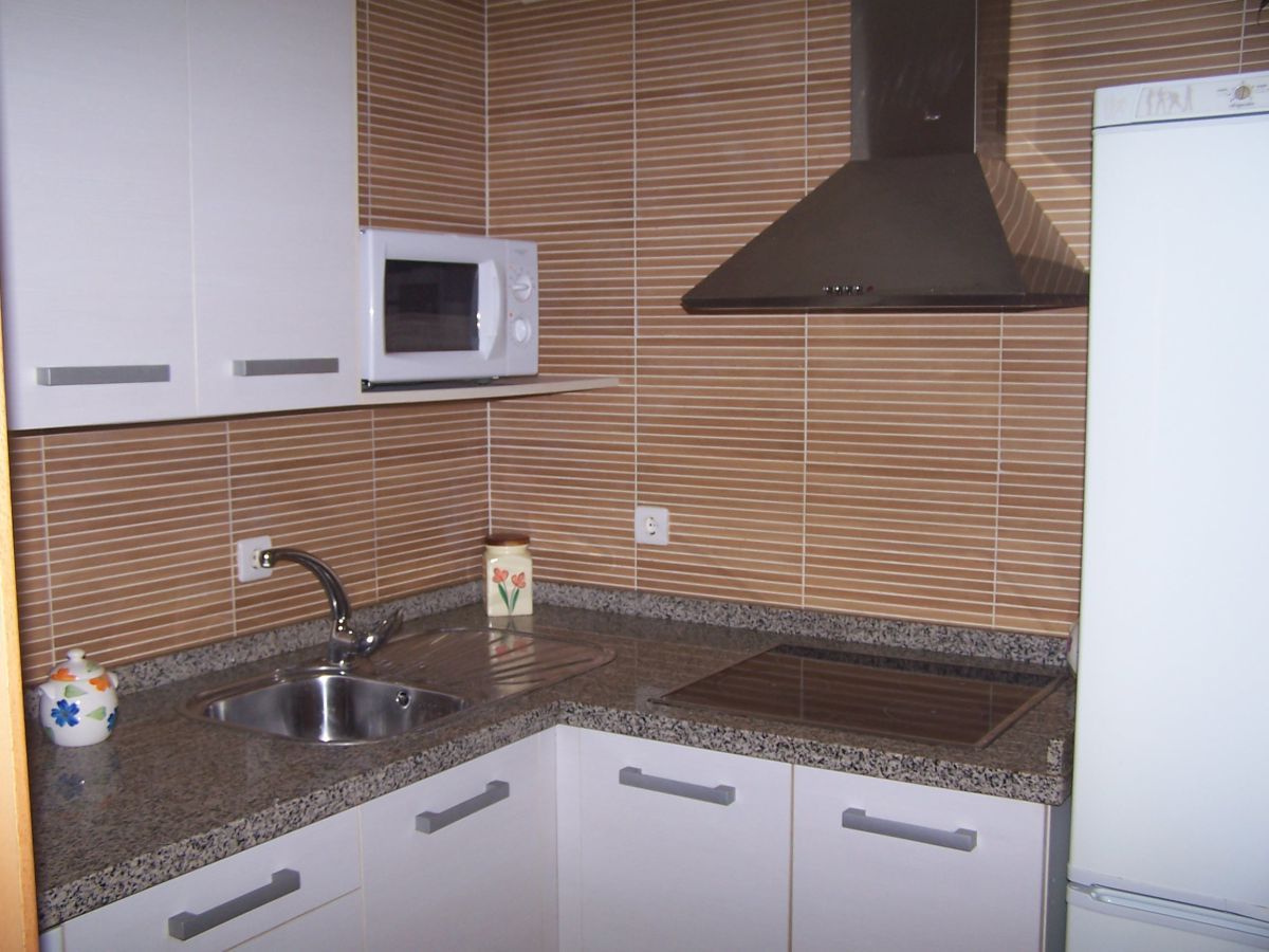 Kitchen of Apartment to rent in  Huelva Capital  with Air Conditioner and Furnished