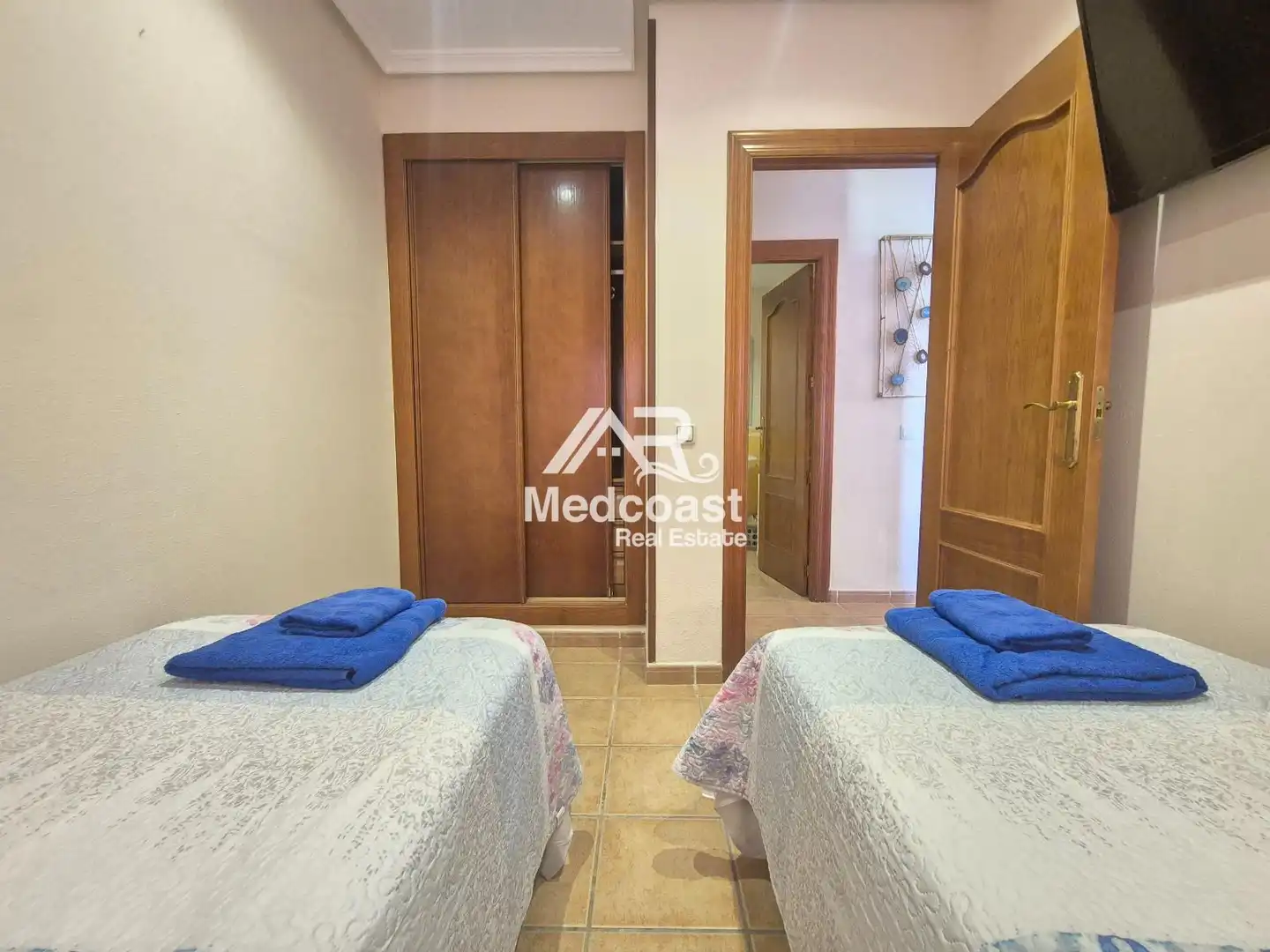 Schlafzimmer von Wohnung zum Verkauf in Vera mit Klimaanlage, Terrasse und Schwimmbad