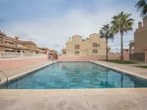 Swimming pool of Houses for rent in Santa Pola  with Air Conditioner, Heating and Furnished