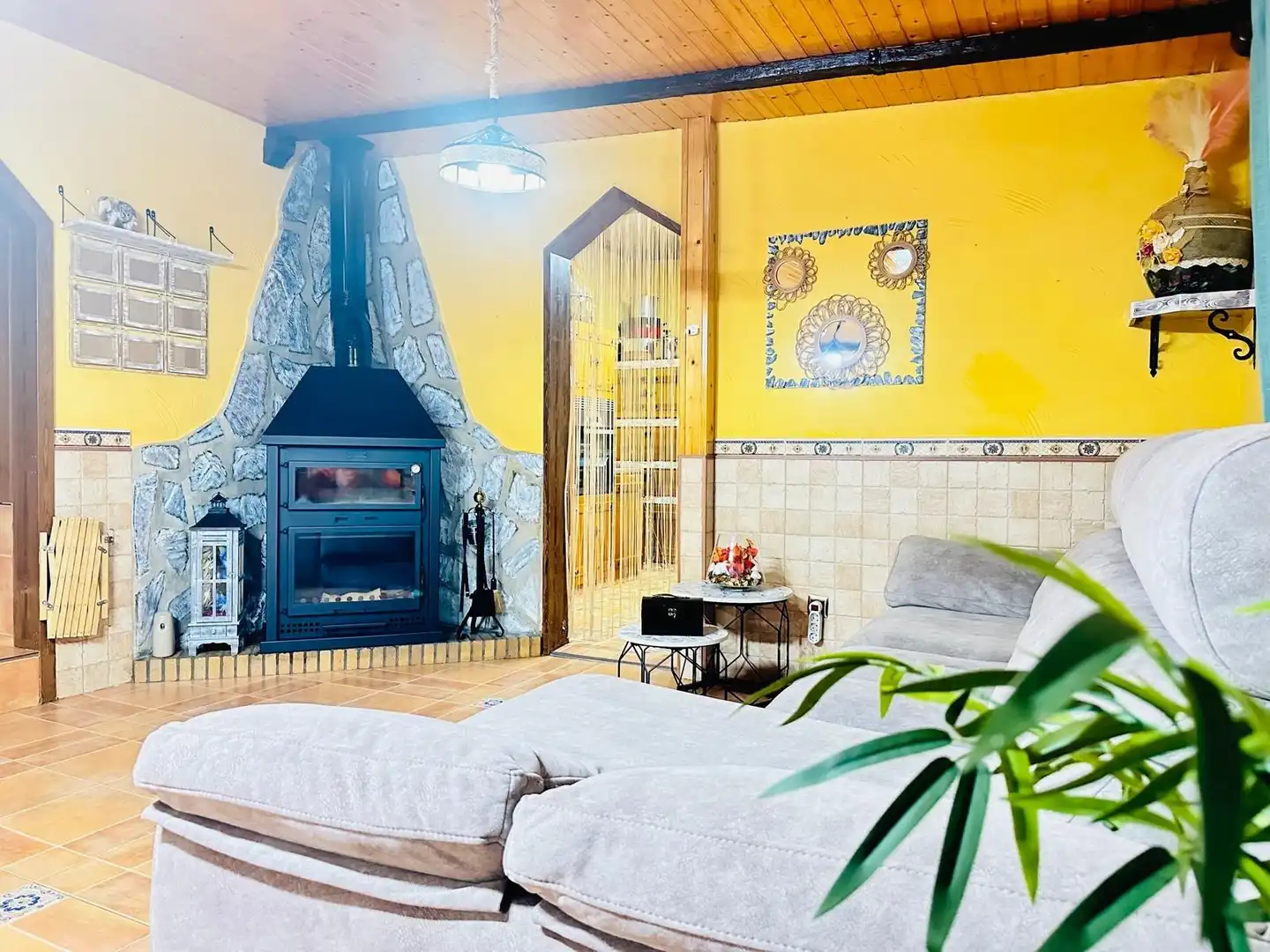 Sala d'estar de Casa o xalet en venda en Ulea amb Aire condicionat, Calefacció i Jardí privat