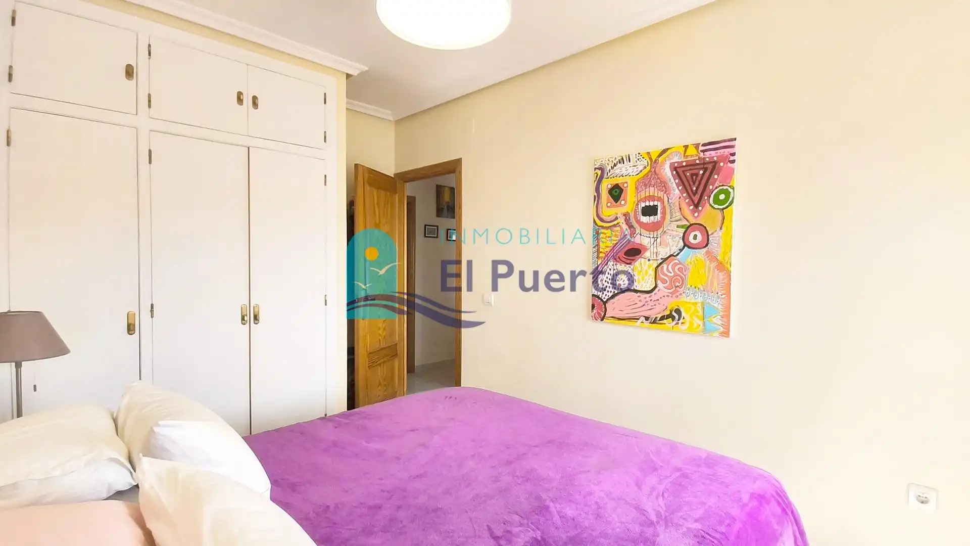 Bedroom of Flat for sale in Mazarrón  with Air Conditioner, Terrace and Furnished