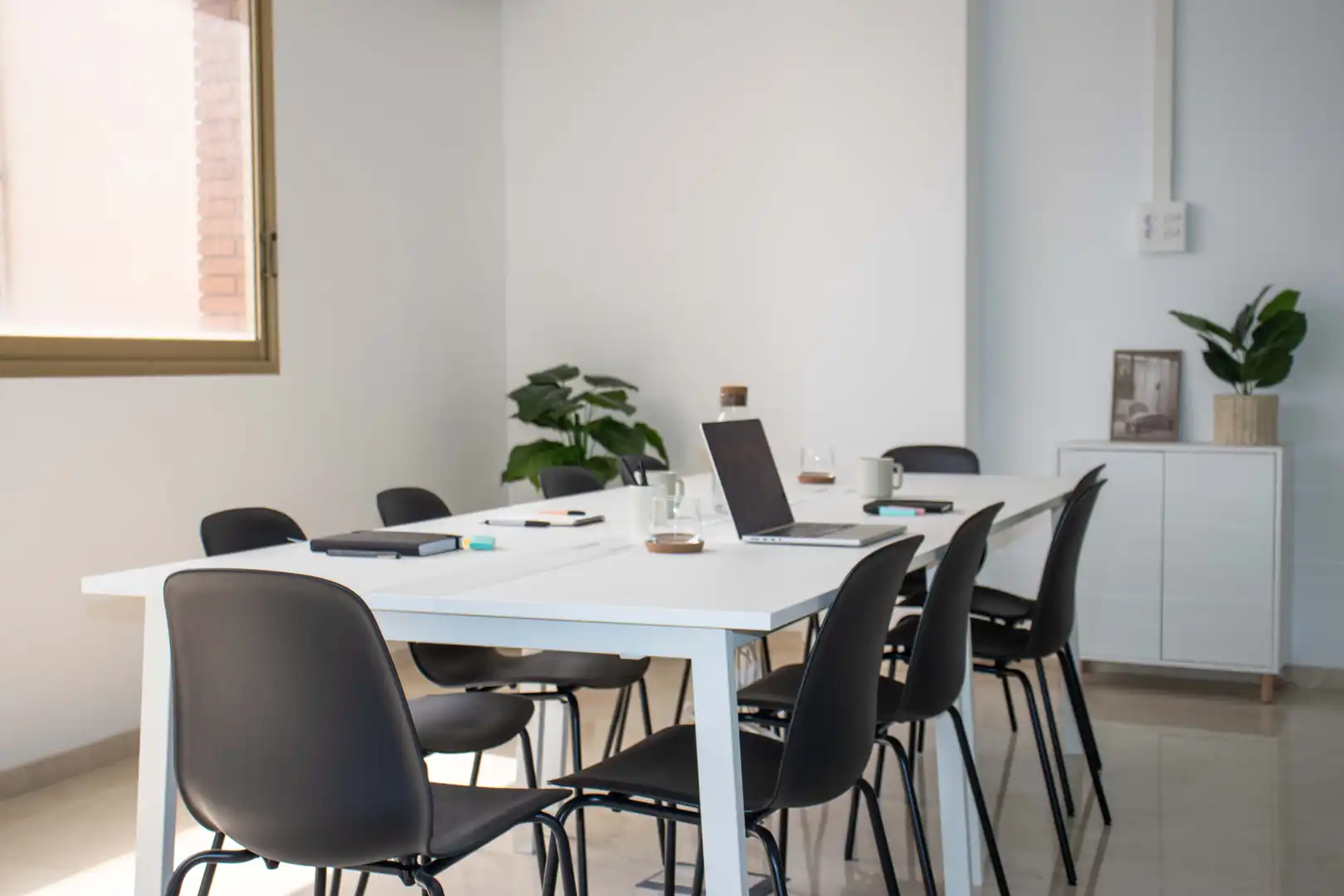 Esszimmer von Büro zur Miete in Barcelona mit Klimaanlage, Heizung und Abstellraum