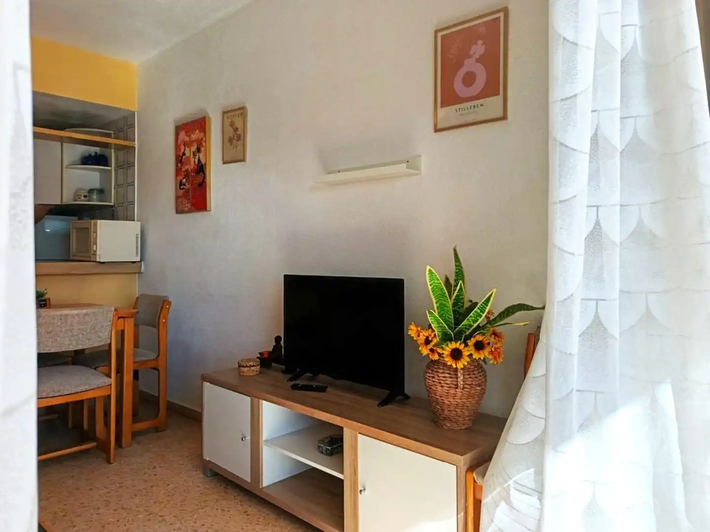 Sala d'estar de Apartament en venda en Bellreguard amb Terrassa, Moblat i Balcó