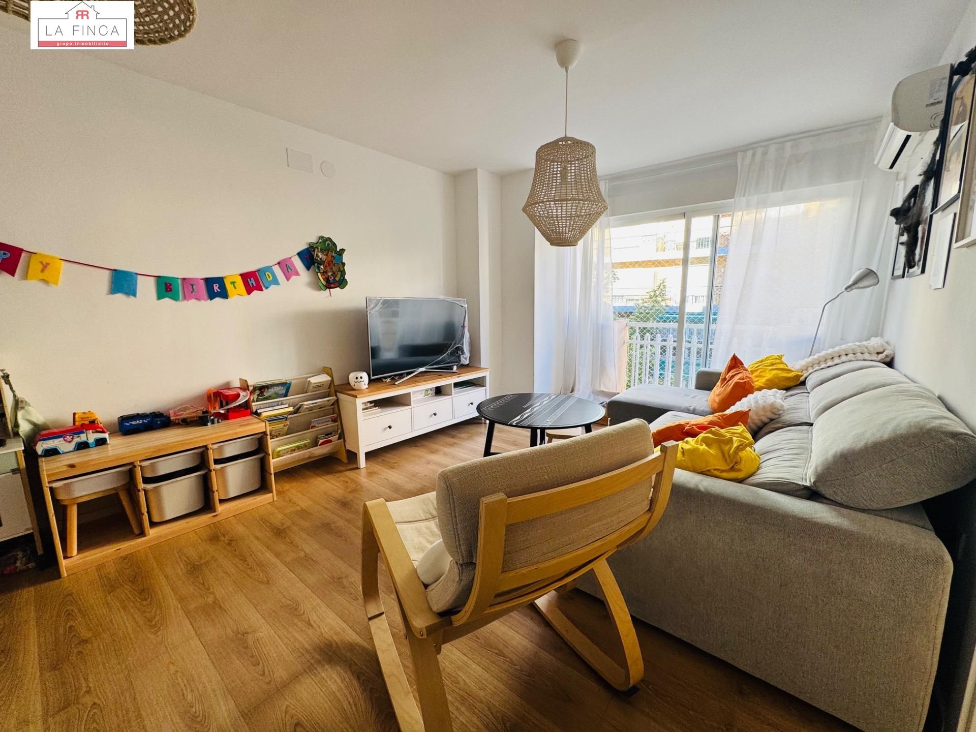 Sala de estar de Piso en venta en Málaga Capital con Aire acondicionado, Trastero y Balcón