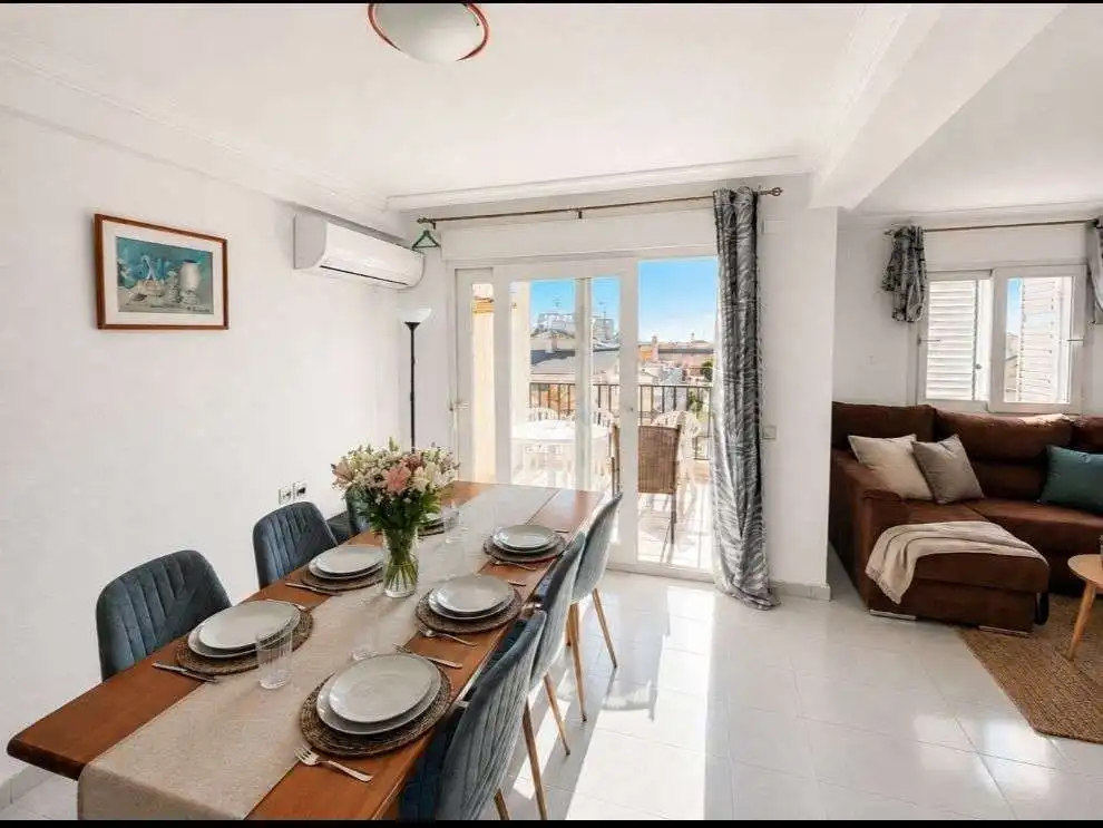 Dining room of Attic for sale in Peñíscola / Peníscola  with Air Conditioner, Terrace and Swimming Pool
