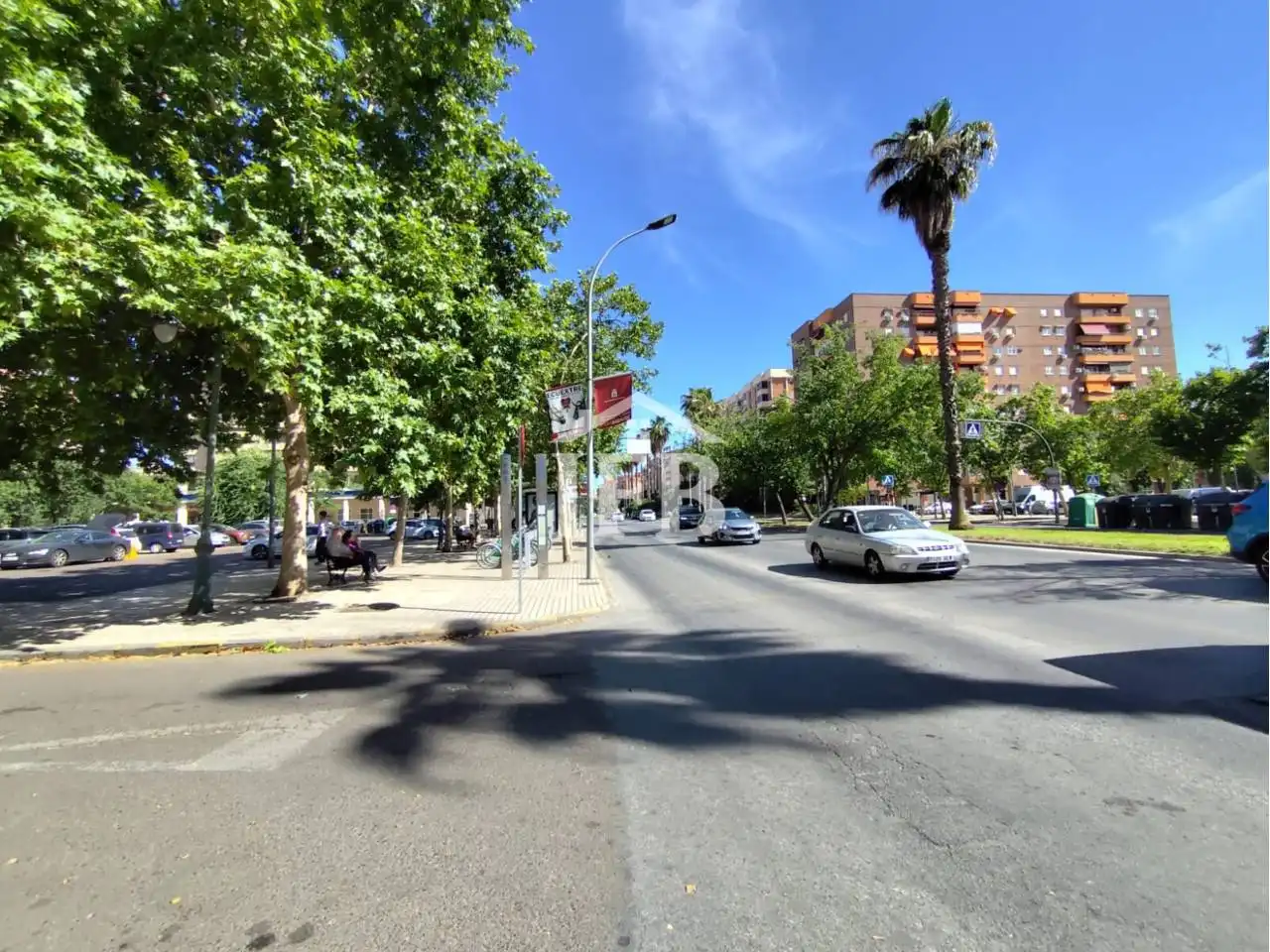 Vista exterior de Pis en venda en Badajoz amb Calefacció, Moblat i Balcó