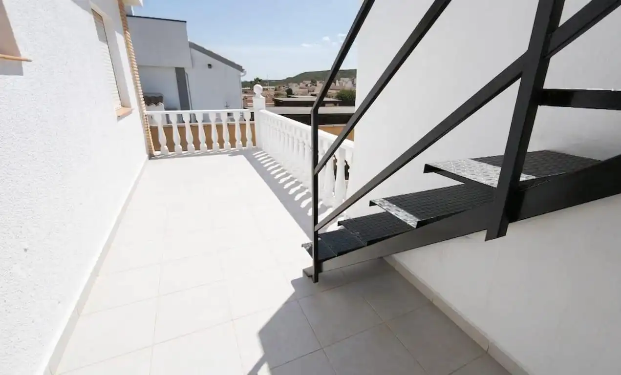 Terrassa de Casa o xalet en venda en Mazarrón amb Jardí privat, Terrassa i Moblat