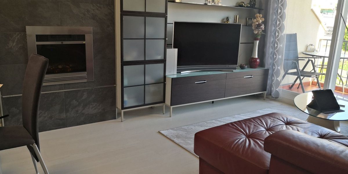Sala de estar de Apartamento en venta en Benalmádena con Aire acondicionado, Calefacción y Terraza