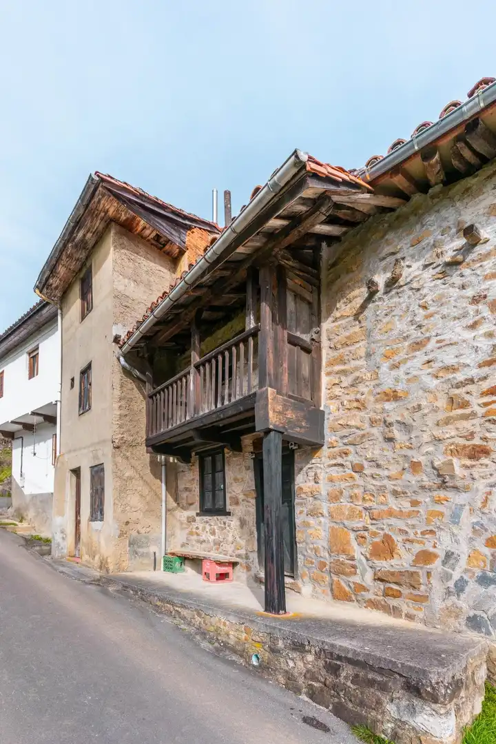 Vista exterior de Casa o xalet en venda en Laviana amb Jardí privat