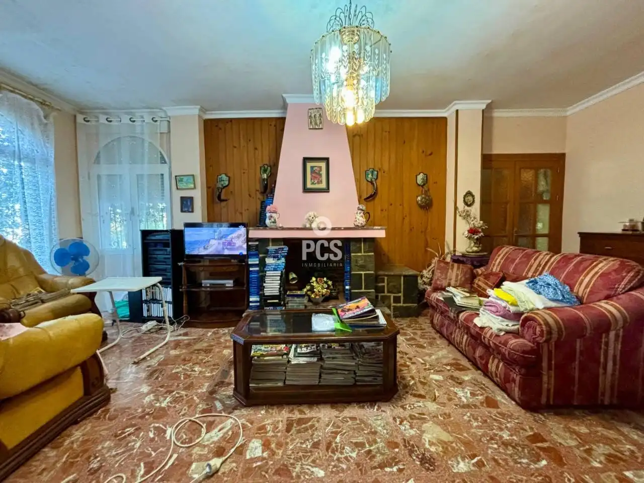 Sala de estar de Casa o chalet en venta en Mazarrón con Jardín privado y Terraza