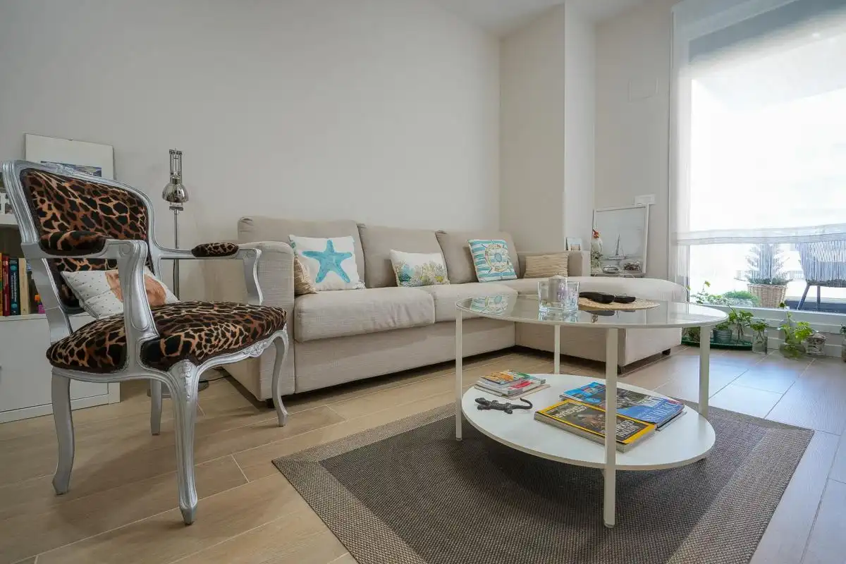 Living room of Flat for sale in Madrid  with Air Conditioner, Heating and Private garden