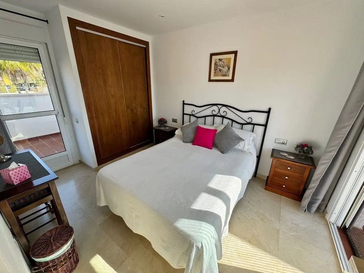 Schlafzimmer von Maisonette zum Verkauf in Vera mit Klimaanlage, Privatgarten und Terrasse