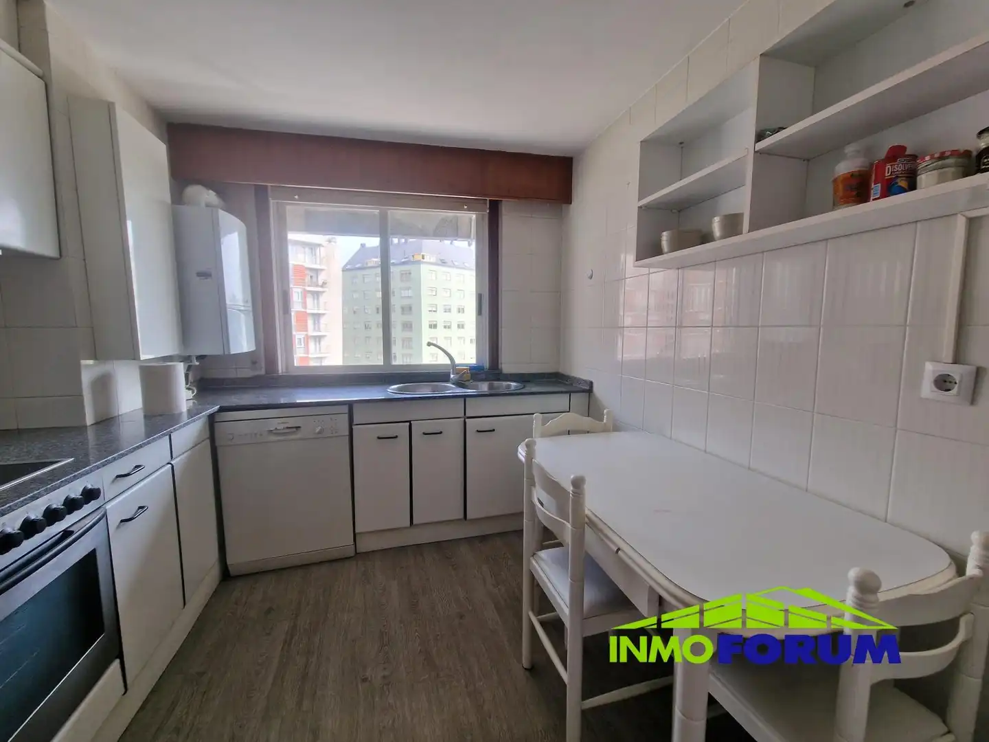 Kitchen of Flat for rent in A Coruña Capital   with Heating, Terrace and Storage room