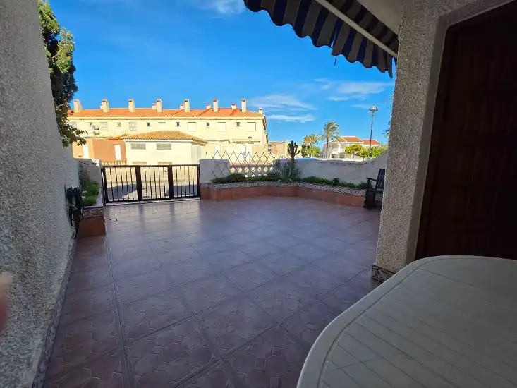 Terrassa de Casa adosada en venda en La Manga del Mar Menor amb Aire condicionat, Jardí privat i Terrassa