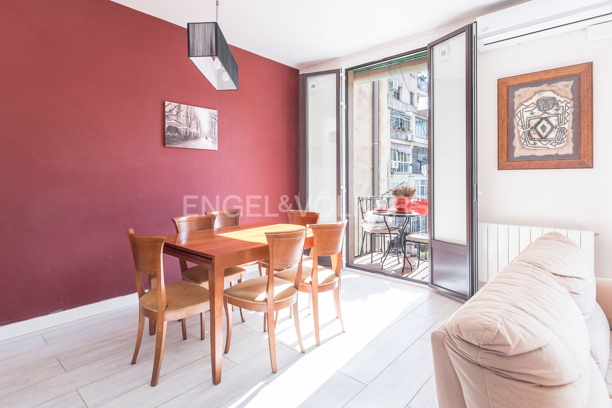 Sala d'estar de Apartament en venda en  Barcelona Capital amb Aire condicionat, Calefacció i Terrassa