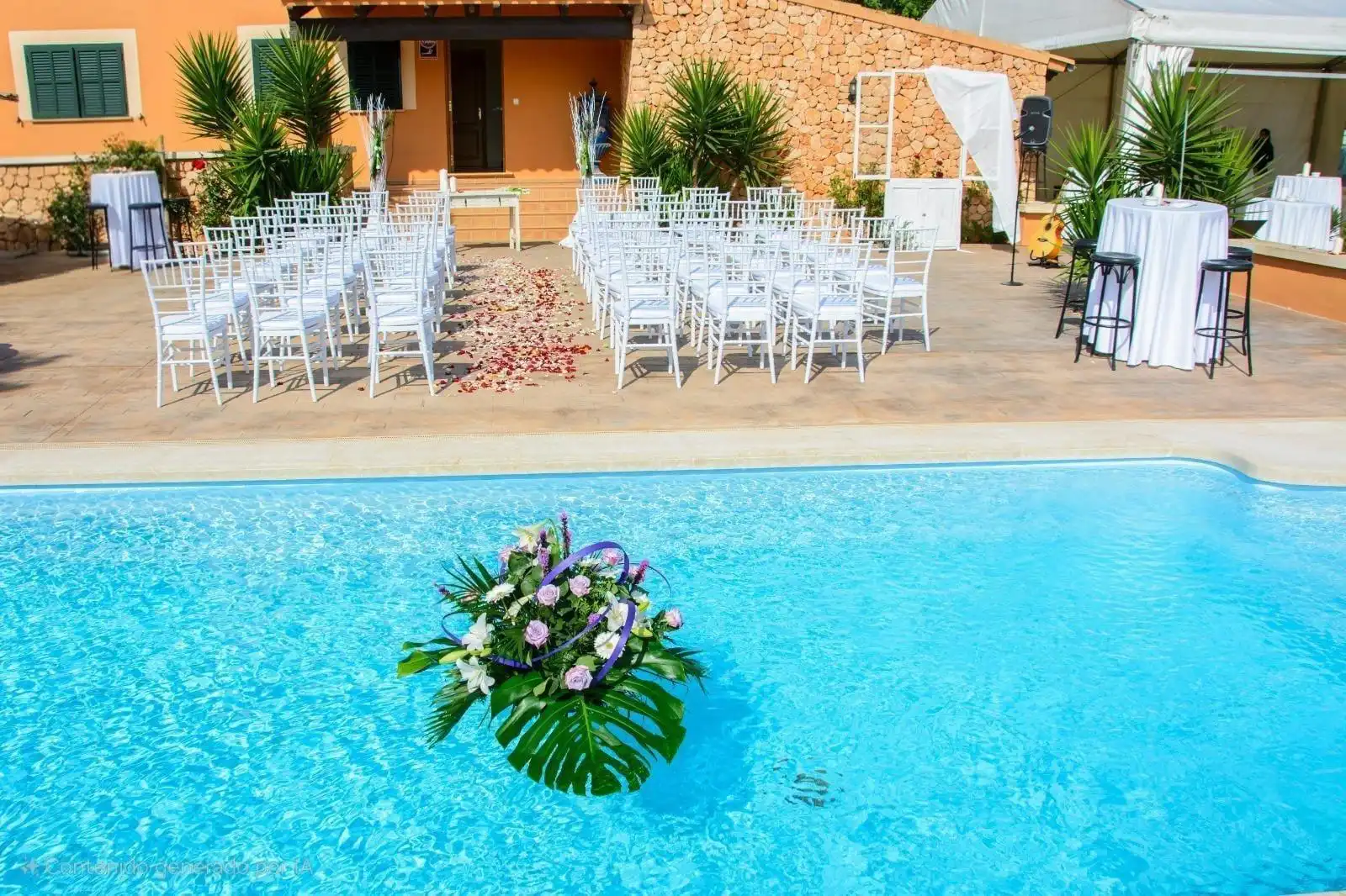 Piscina de Finca rústica en venta en Campos con Aire acondicionado, Calefacción y Jardín privado