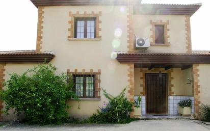 Exterior view of House or chalet for sale in Cuevas de San Marcos  with Air Conditioner and Swimming Pool