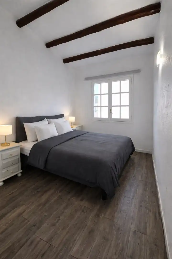Schlafzimmer von Einfamilien-Reihenhaus zum Verkauf in Cambrils mit Privatgarten, Ofen und Gemeinschaftspool