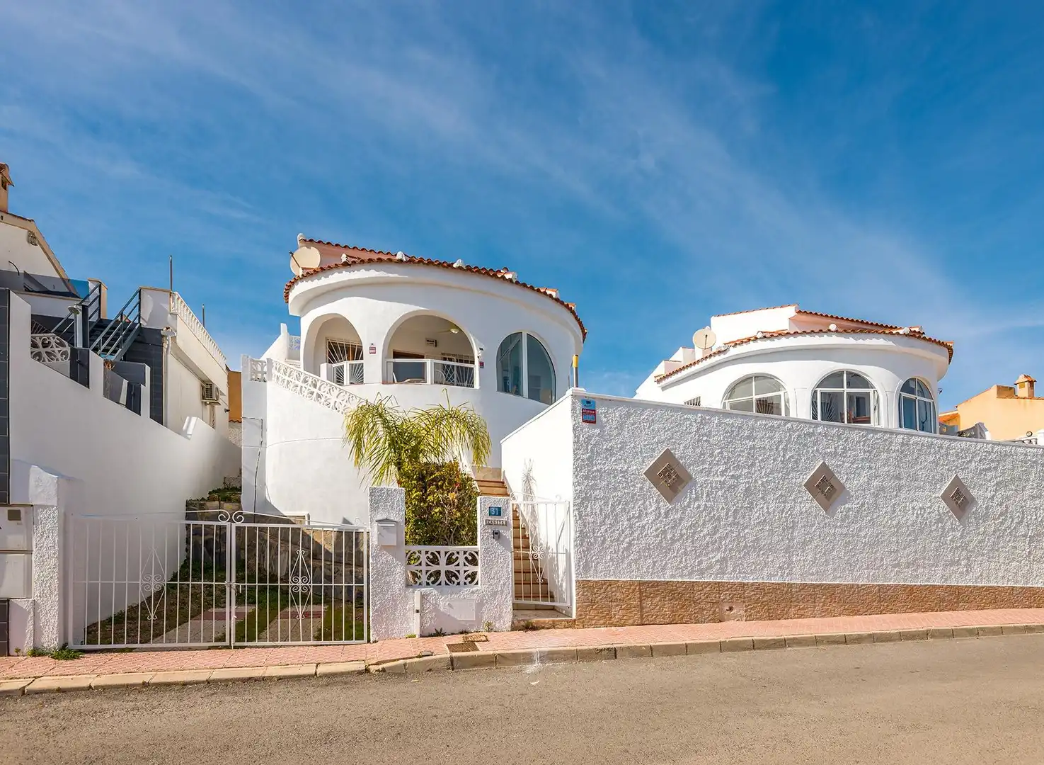 Exterior view of Houses for sale in Rojales  with Air Conditioner, Heating and Private garden
