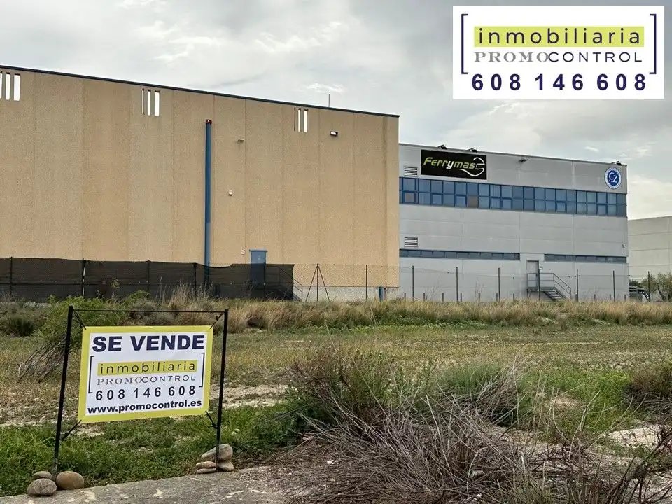 Vista exterior de Terreny industrial en venda en Zuera