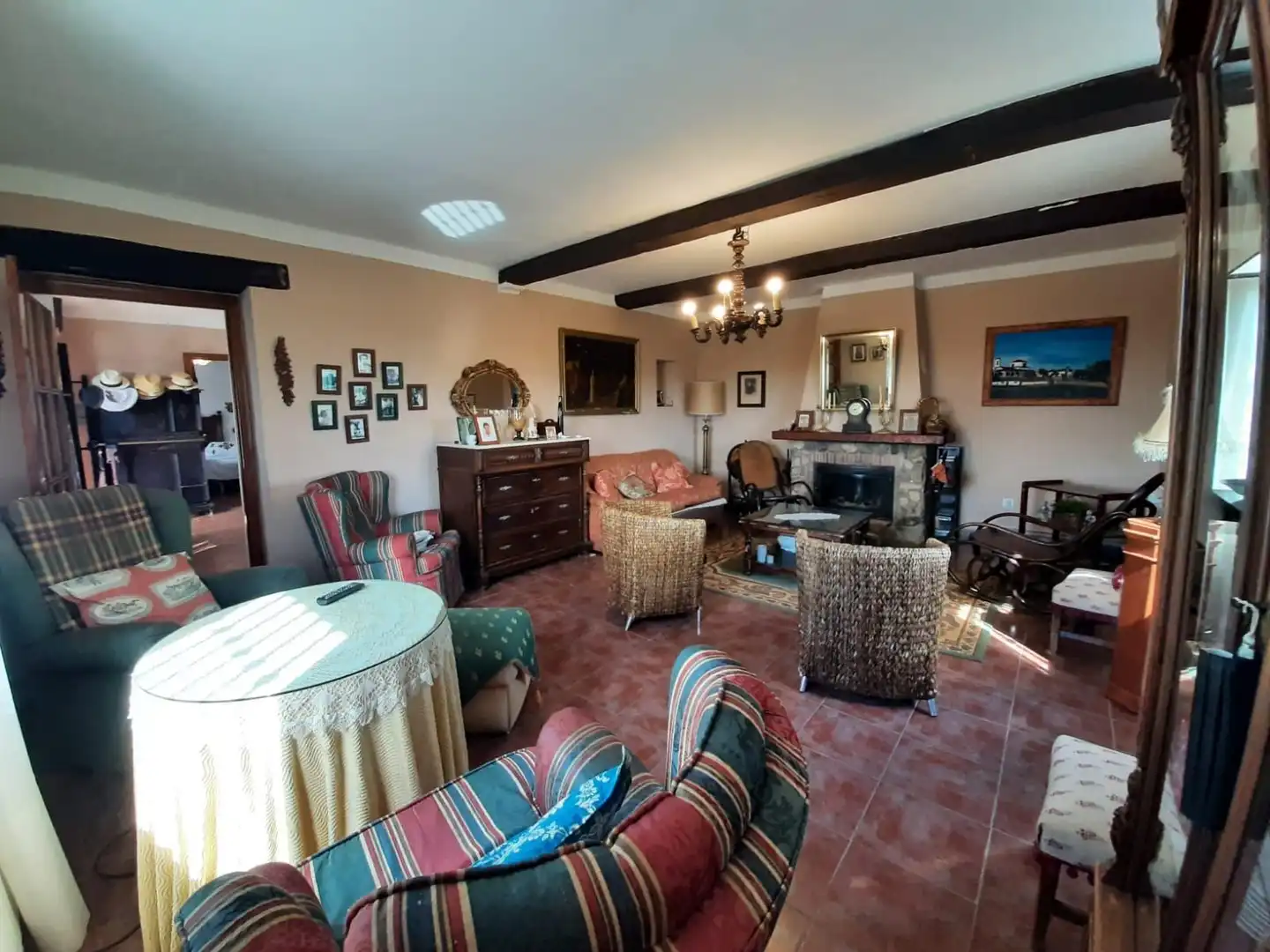 Living room of Houses for sale in Ceclavín  with Air Conditioner, Heating and Private garden