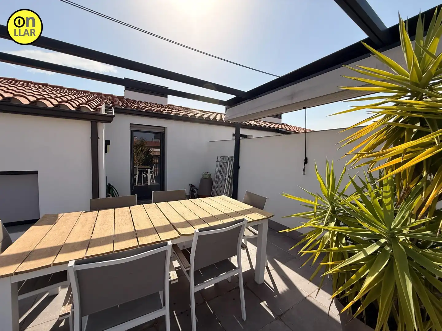 Terraza de Piso de alquiler en La Garriga con Parquet, Terraza y Trastero