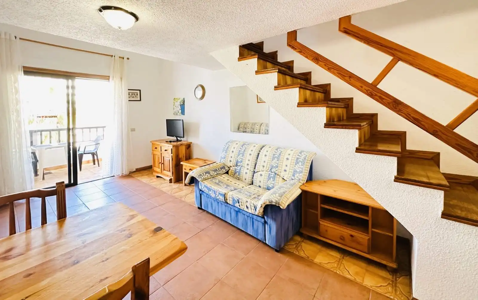 Sala d'estar de Àtic en venda en Arona amb Aire condicionat, Jardí privat i Terrassa