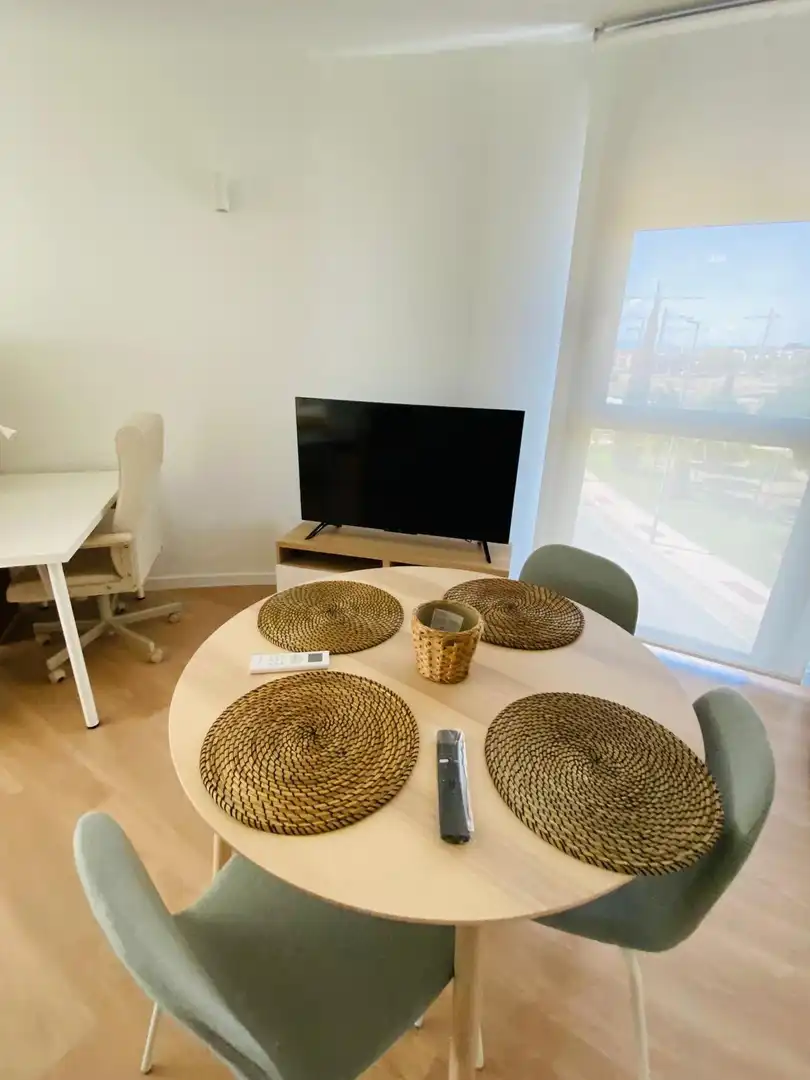 Wohnzimmer von Wohnung zur Miete in Murcia mit Klimaanlage, Heizung und Terrasse