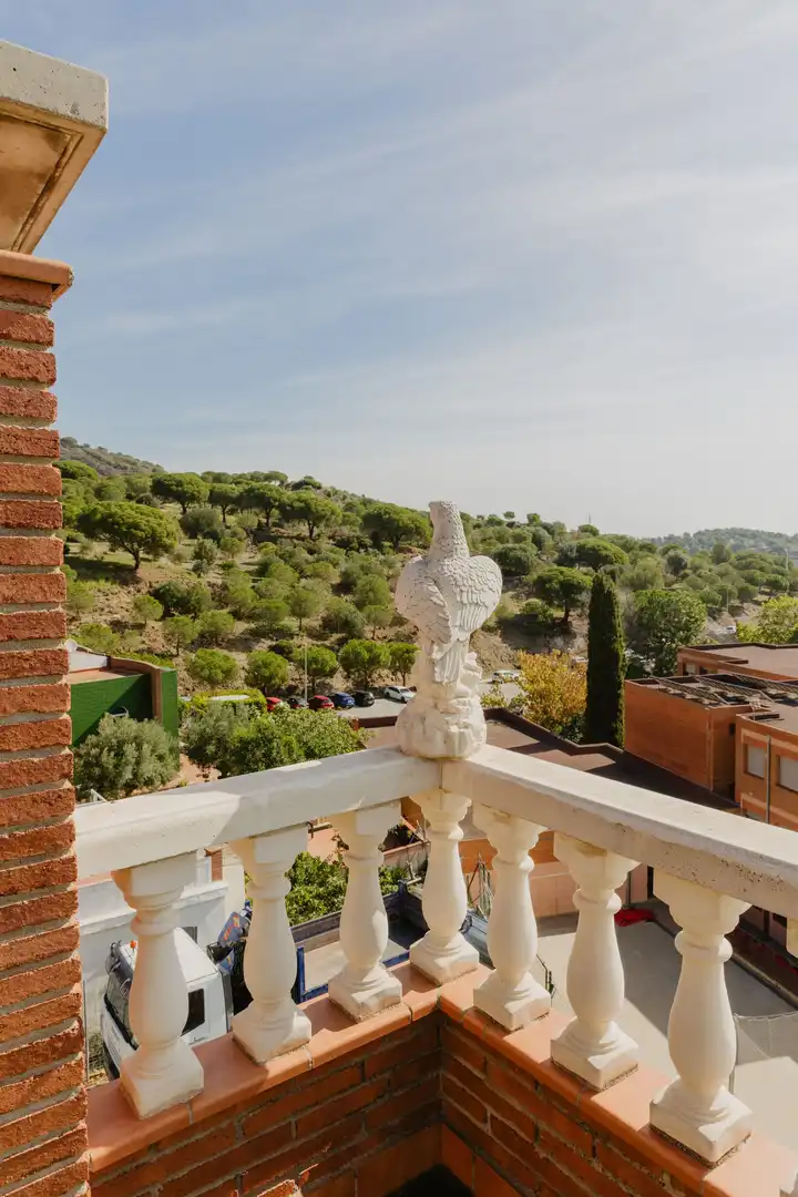 Garden of Houses for sale in Santa Coloma de Gramenet  with Air Conditioner, Heating and Private garden