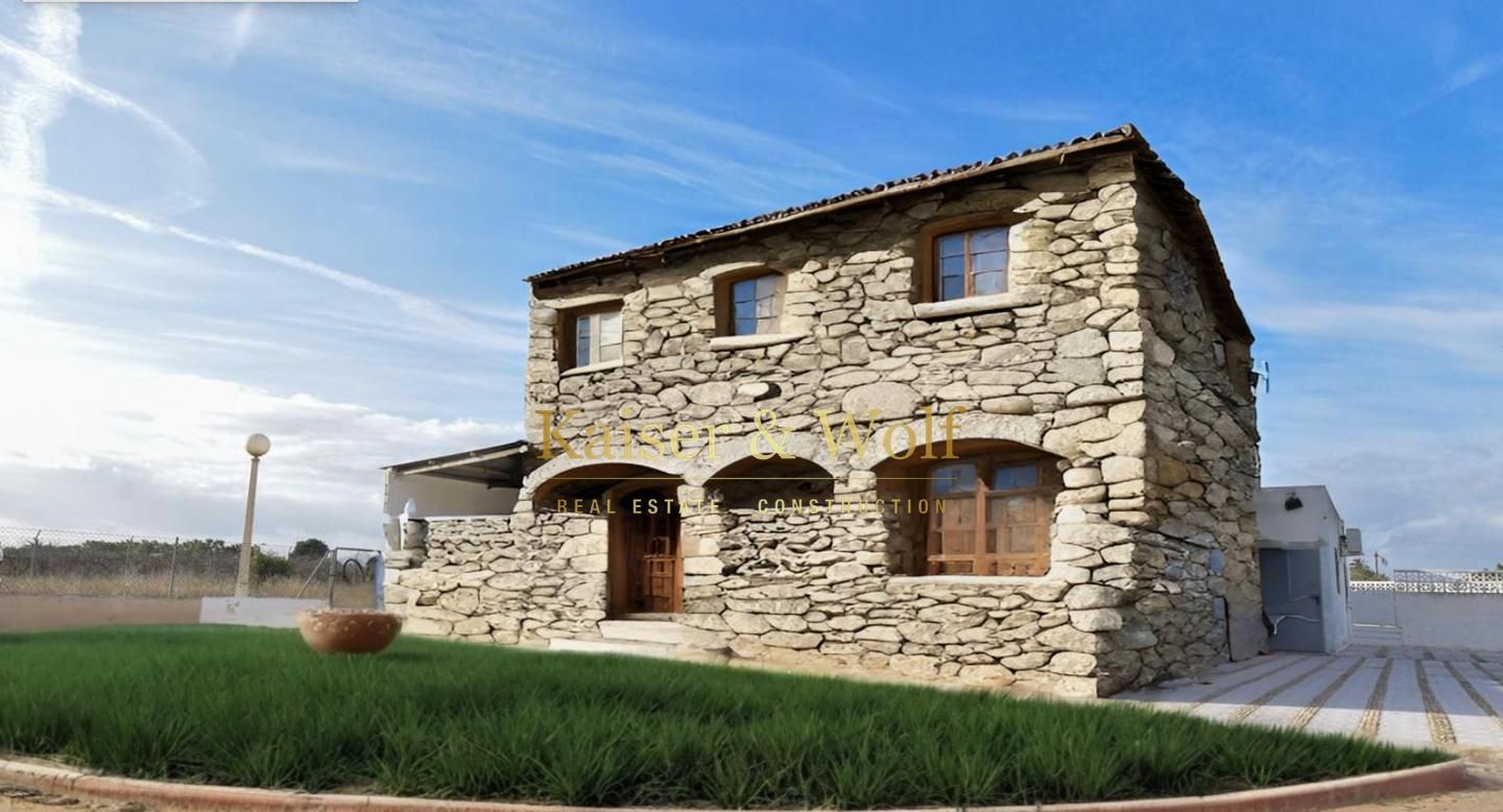 Exterior view of House or chalet for sale in Elche / Elx  with Air Conditioner, Private garden and Terrace