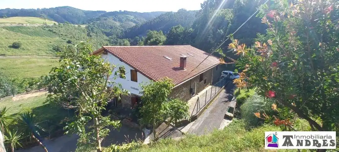 Vista exterior de Casa o chalet en venta en Lemoa con Calefacción, Jardín privado y Terraza