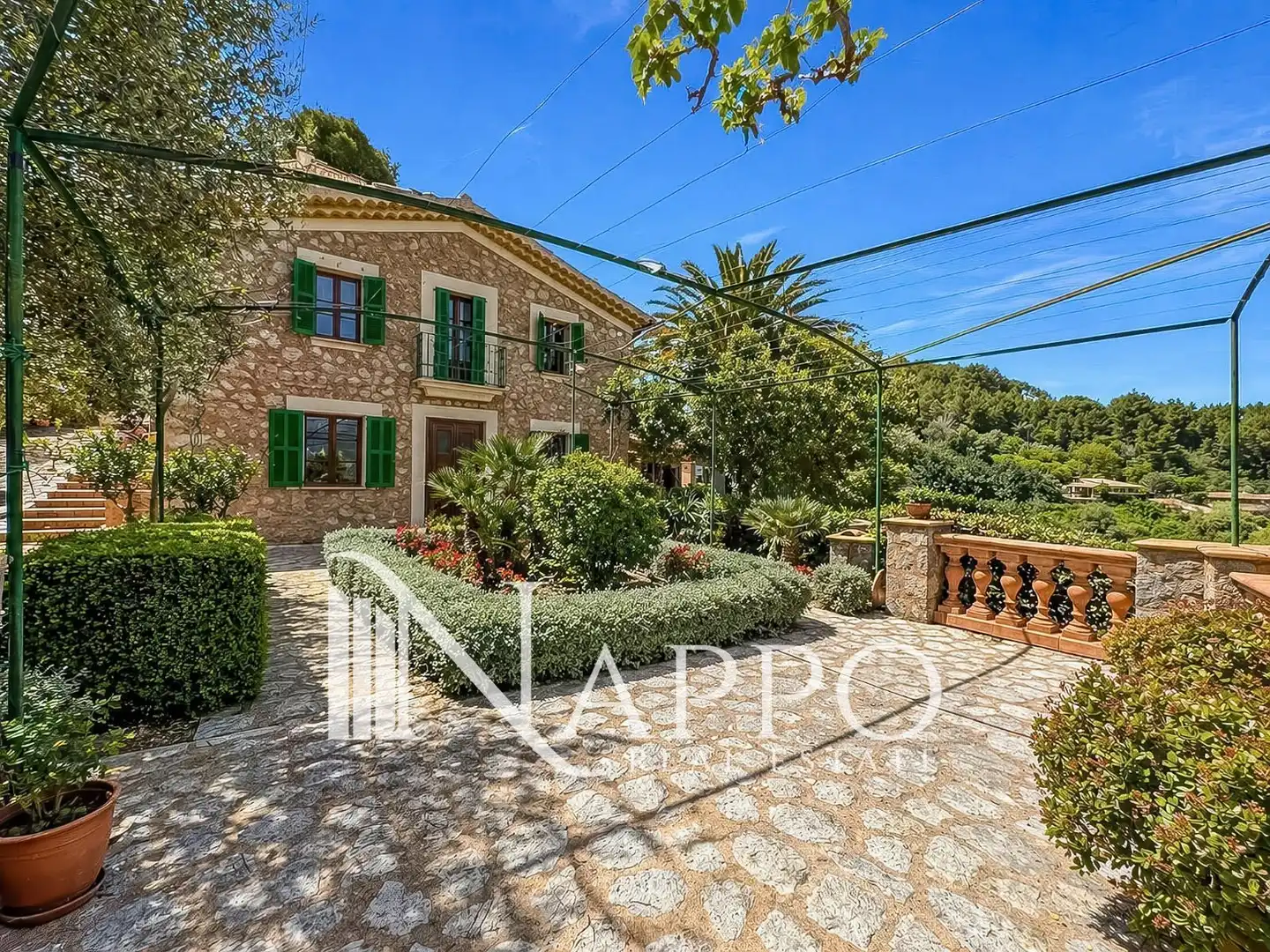 Vista exterior de Casa o xalet en venda en Sóller amb Aire condicionat, Traster i Piscina