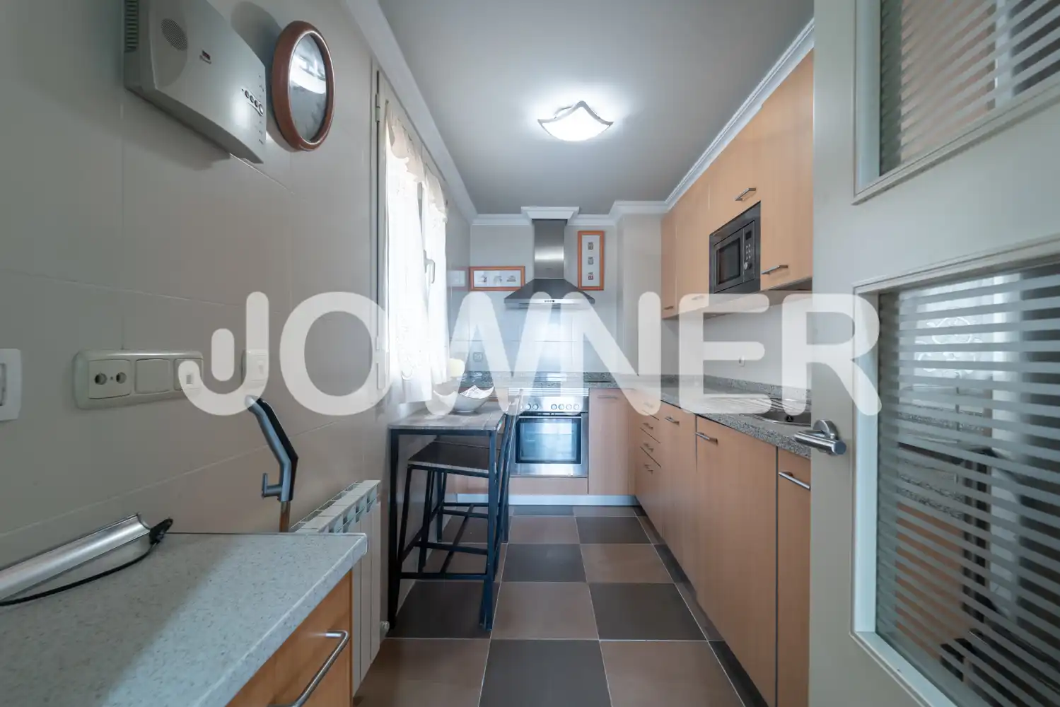 Kitchen of Flat for rent in Madrid  with Air Conditioner, Heating and Terrace