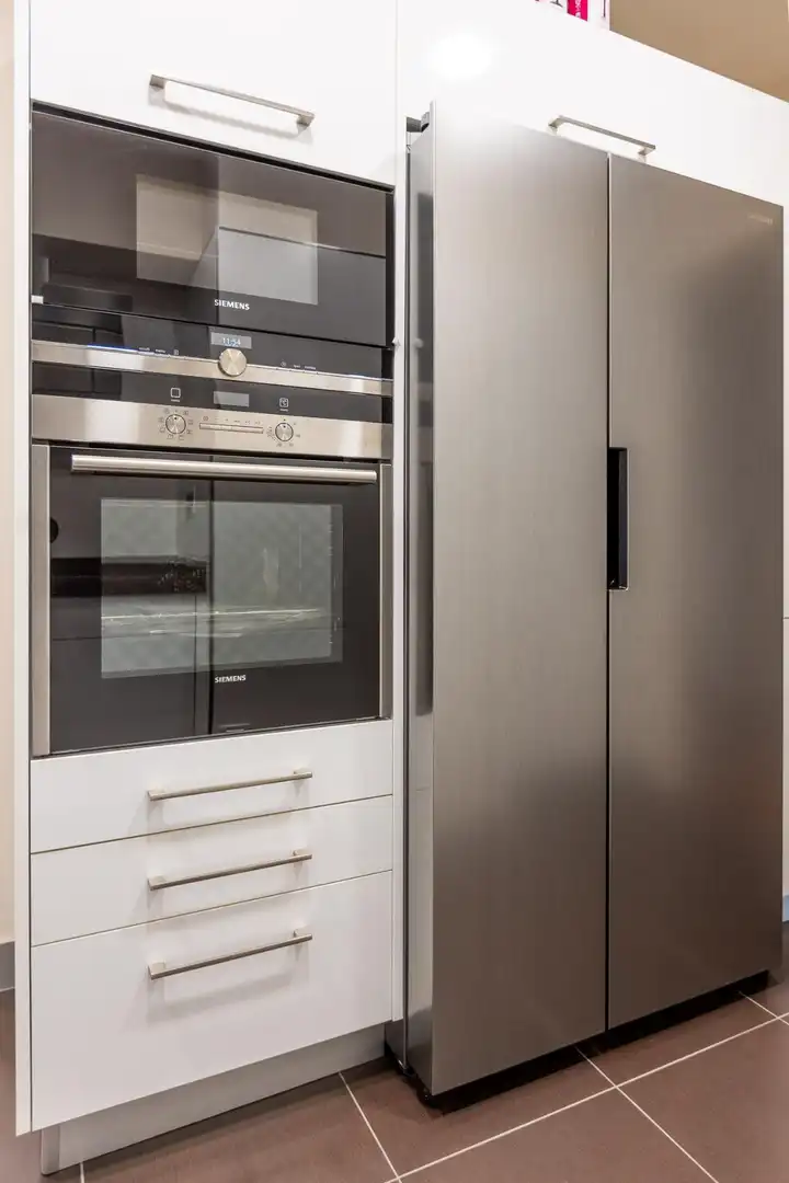 Cocina de Piso en venta en A Coruña Capital  con Calefacción, Jardín privado y Trastero