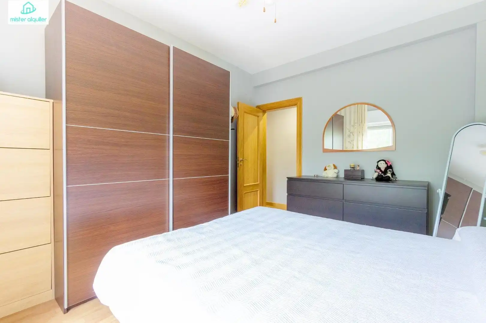 Schlafzimmer von Wohnung zur Miete in Sant Joan d'Alacant mit Klimaanlage, Heizung und Möbliert