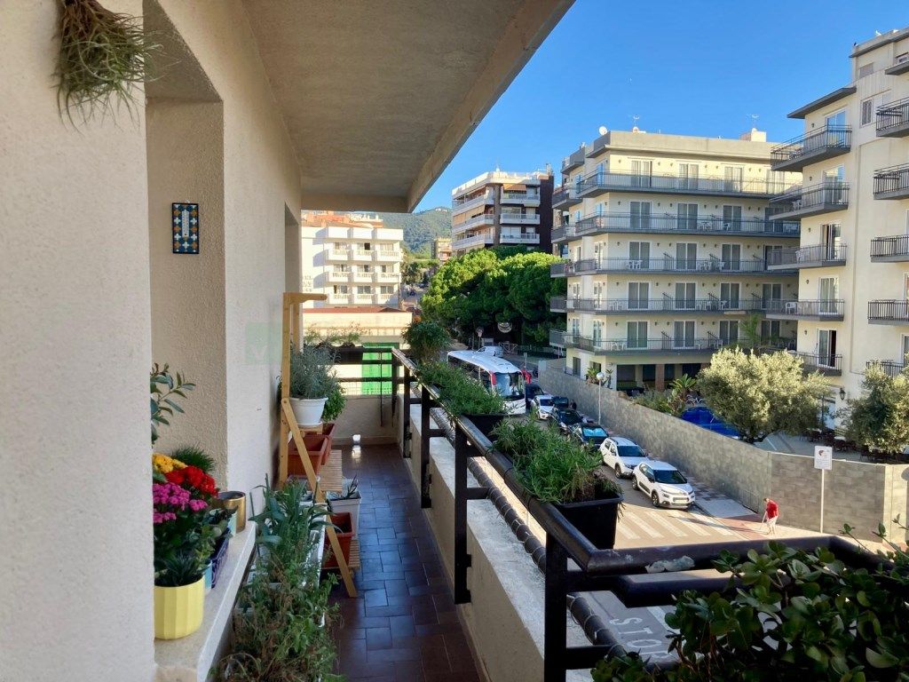 Exterior view of Flat for sale in Calella  with Air Conditioner, Terrace and Swimming Pool