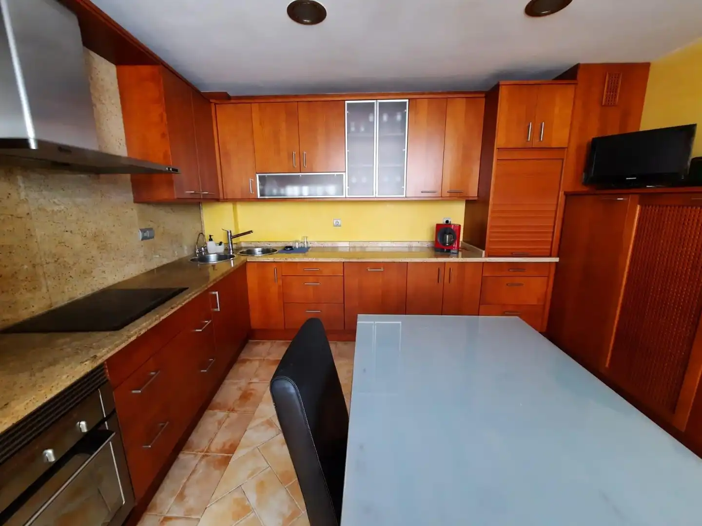 Kitchen of Flat for sale in Lorca  with Parquet flooring, Storage room and Furnished