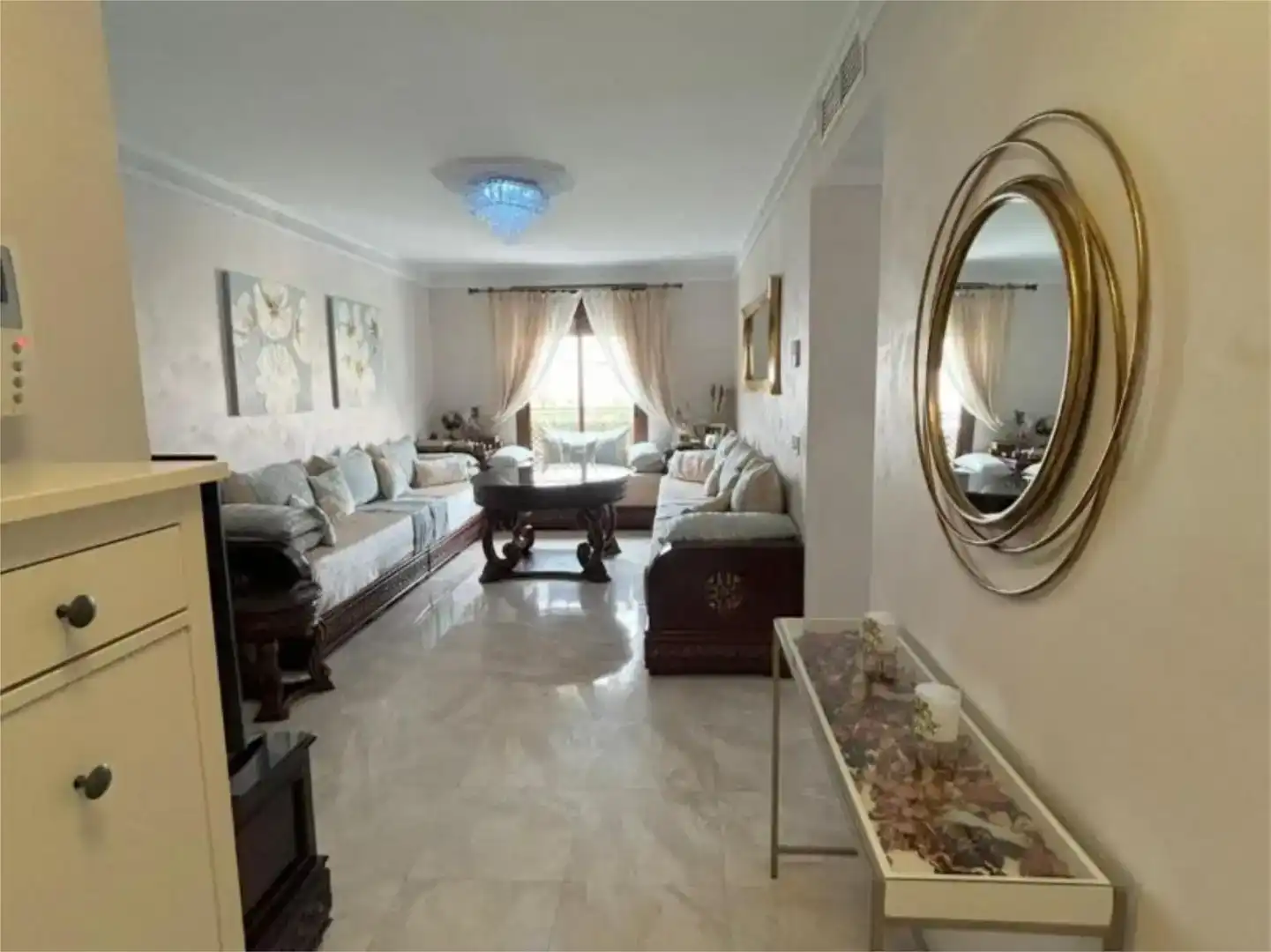 Living room of Flat for sale in  Melilla Capital  with Air Conditioner and Balcony