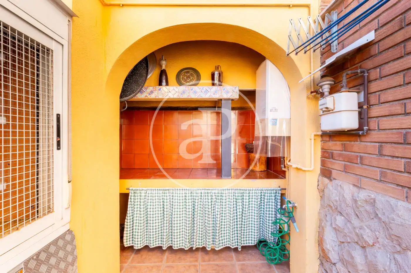Cocina de Casa adosada en venta en Burriana / Borriana con Calefacción, Jardín privado y Terraza